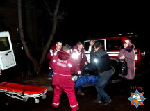 На пожаре в Минске спасены МЧС 11 человек