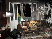 Очередной алкоголик сгорел на пожаре в Минске