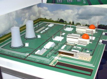Макет будущей Белорусской АЭС. © Фото с сайта belplex.by