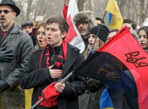 В Нью-Йорке прошел митинг в поддержку Евромайдана