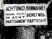 Табличка на въезде в лес, вывешенная немецкими оккупантами. © Фото с сайта ctv.by