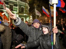 Типичные русские в Крыму. © Фото из твиттера "Радыё "Свабода"