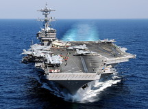 На палубе авианосца "Джордж Буш". © Фото с сайта wikimedia.org