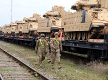 США перебросили танковые войска в Прибалтику