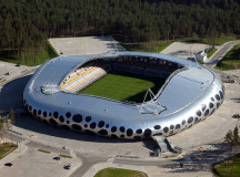 Стадион "Борисов-Арена" в райцентре Борисов Минской области. © Фото с сайта borisov-arena.by