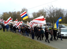 На ''Дзядах'' в Минске поддержали Украину (ВИДЕО)