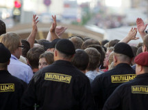 Белорусский ОМОН. © Фото с сайта Ridus.ru