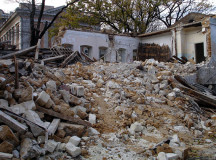 Остатки снесенного Дома Пушкина в Симферополе. © Фото из ЖЖ