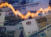 Российские рубли. © Фото - The Telergaf