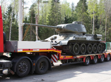 Арестованный в Урбанах танк Т-34. © Фото - пресс-служба ГТК