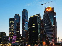 Комплекс "Москва-Сити", на фоне которого разыгралась трегедия. © Фото Newsru.com