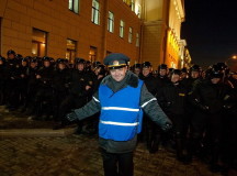 Глава пресс-службы ГУВД Минска Александр Ластовский. © Фото - Антон Мотолько