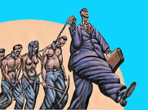 В Беларуси сделают тунеядцев рабами и сдадут в аренду. © Рисунок с сайта mysalonika.gr