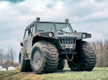 Снегоболотоход-амфибия Overcomer Hunta. © Фото с сайта МАЗ-MAN