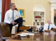 Барак Обама позвонил Владимиру Путину. © Фото - whitehouse.gov