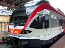 Поезд Stadler на станции Минск-Северный. © Фото с сайта rw.by