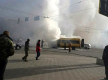 В Минске двое на мотоцикле разбились о маршрутку