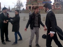 Пушкина и Ленина пытались разнимать. © Скриншот из видео