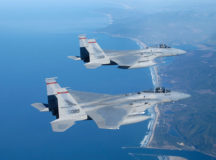 Истребители F-15 ВВС США. © Фото - wikimedia.org