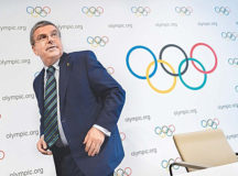 Президент МОК Томас Бах. © Фото AFP