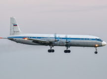 Разбившийся Ил-18 с номером RF-91821 за год до катастрофы. © Фото с сайта russianplanes.net