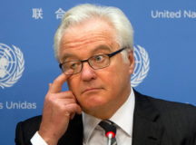 Полпред России в ООН Виталий Чуркин. © Фото с сайта ntv.ru