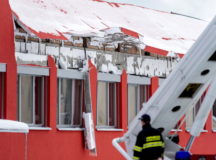 Спорткомплекс в Ческа-Тршебова после обрушения. © Фото с сайта blesk.cz