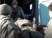 Раненый военный. © Фото - "Телеканал 360"