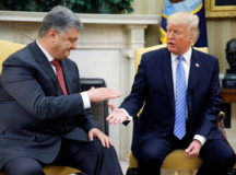 Во время встречи Дональда Трампа и Петра Порошенко. © Фото - Шон Спайсер