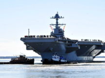 В США ввели в строй авианосец Gerald R. Ford