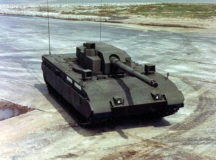 Abrams Tank Test Bed во время испытаний в 80-х. © Фото - пресс-служба Минобороны США (из архива)