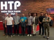 Команда AIMATTER в минском ПВТ. © Фото - TechCrunch