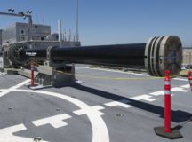 Корабельный вариант рельсотрона. © Фото - Next Big Future