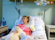 Алена Романенко в польской больнице. © Фото - "Волынь 24"