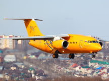 Ан-148 "Саратовских авиалиний", аналогичный разбившемуся. © Фото с сайта saratovairlines.ru