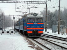 Пригородный электропоезд ЭР-9Т белорусской железной дороги. © Фото с сайта railway.clan.su