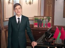 Николай Лукашенко поздравляет народ Китая. © Скриншот из видео