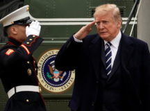 Президент США Дональд Трамп решил провести парад. © Фото с сайта aol.com