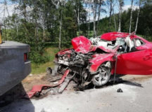 Россиянин на купе Audi A5 разбился в Беларуси