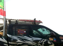 Колонна с символикой ДНР и ЛНР въехала в Оршу