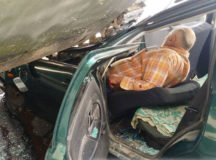 В Гродно БМП раздавила Volkswagen (ВИДЕО)