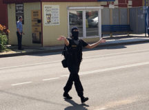 В Заславле милиция застрелила захватчика банка