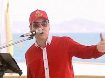 Президент Туркменистана читает рэп. © Скриншот из видео