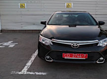 "Инвалид совести" с дипломатическим номером. © Фото - Энира Броницкая