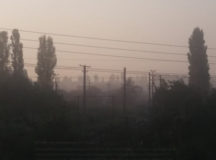 Кислотные выбросы "Крымского титана". © Фото из Twitter