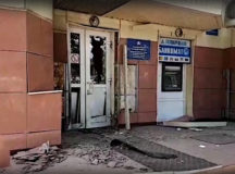 На месте взрыва. © Скриншот из видео