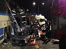 В России столкнулись два автобуса. Есть жертвы