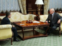 Встреча Александра Лукашенко с Михаилом Бабичем. © Фото БЕЛТА