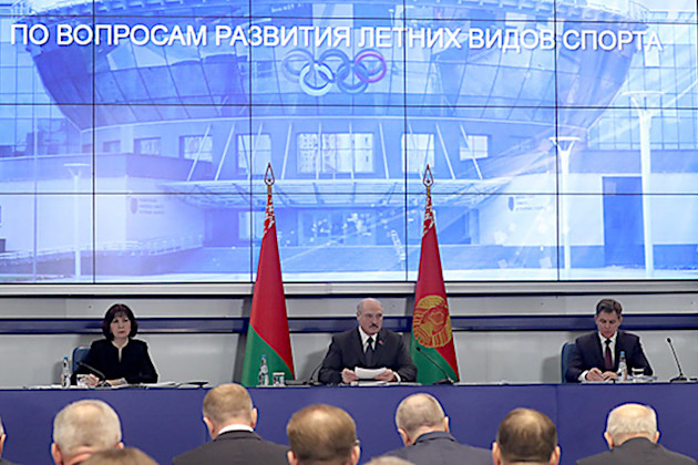 Совещание в НОК Беларуси