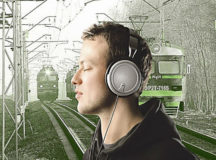 На ж/д путях музыка в наушниках будет отключаться. © Фото с сайта news.pn